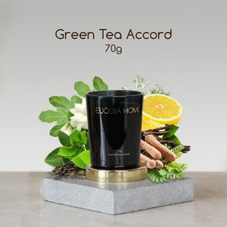 Green Tea Accord Soy Scented Candles 70 g